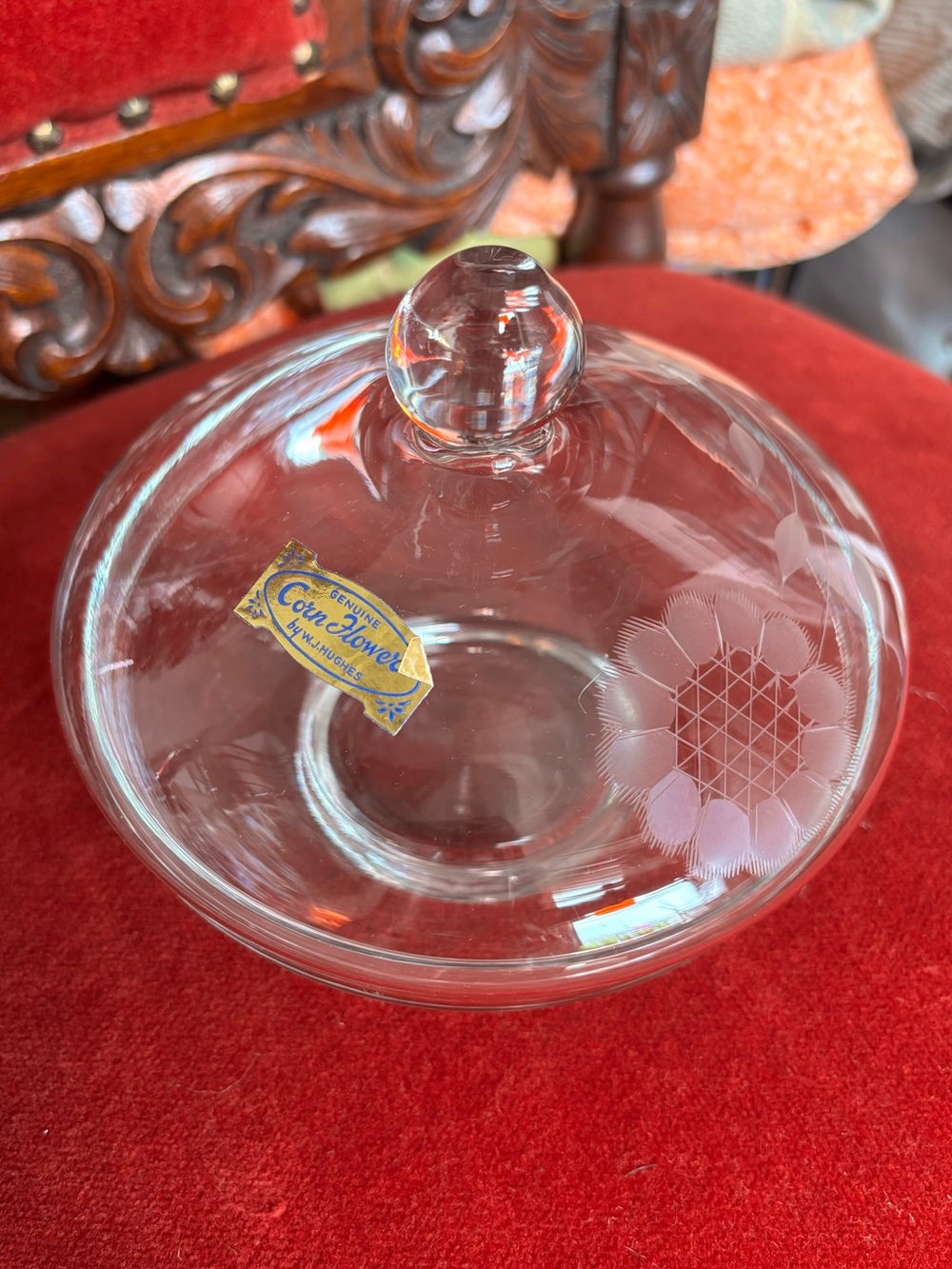 Vintage Corn Flower Candy Dish